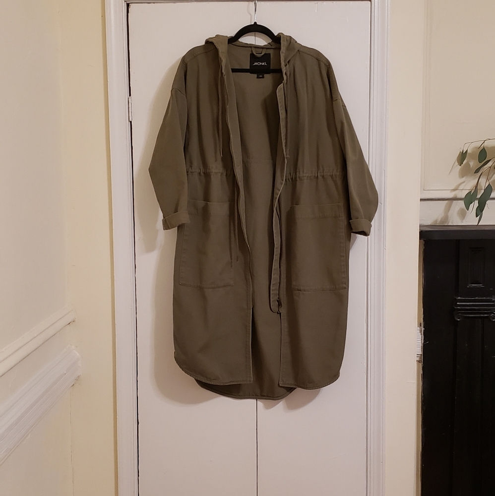 Monki Longline Anorak Jacket